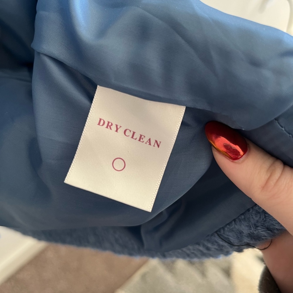 Jessica London Blue Wool Blend Winter Coat - Picture 8 of 9
